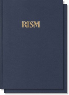 Cover RISM B XVIII Les sources manuscrites des séquences et proses notées IXe -XVIe siècles