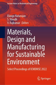 Materials, Design and Manufacturing for Sustainable Environment (eBook, PDF)