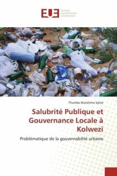 Salubrité Publique et Gouvernance Locale à Kolwezi - Sylvie, Thumba Mutshima