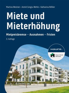 Miete und Mieterhöhung (eBook, ePUB) - Westner, Martina; Congiu-Wehle, Astrid; Rößler, Katharina