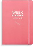 Burde Week Planner undated pink