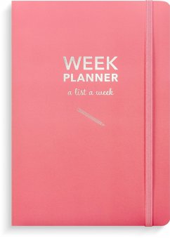 Burde Week Planner undated pink