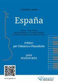 España   Trittico per Chitarra e Pianoforte (parte pianoforte) (fixed-layout eBook, ePUB)