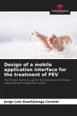 Design of a mobile application interface for the treatment of PEV