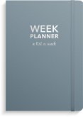 Burde Week Planner undated blue