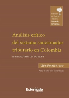 Cover Análisis crítico del sistema sancionador tributario en Colombia. Actualizado con la ley 1943 de 2018 (eBook, PDF)