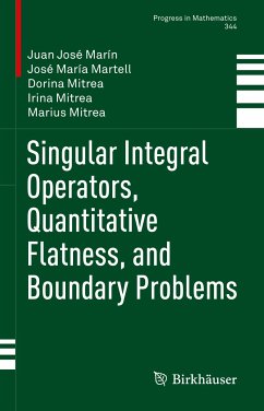 Singular Integral Operators, Quantitative Flatness, and Boundary Problems (eBook, PDF) - Marín, Juan José; Martell, José María; Mitrea, Dorina; Mitrea, Irina; Mitrea, Marius