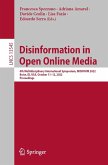 Disinformation in Open Online Media (eBook, PDF)