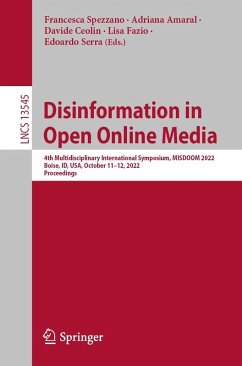 Cover Disinformation in Open Online Media (eBook, PDF)