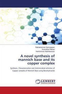 A novel synthesis of mannich base and its copper complex - Samiyappan, Rathakrishnan;Mohan, Surendiran;Aadhikesavan, Harikrishnan