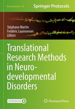 Translational Research Methods in Neurodevelopmental Disorders (eBook, PDF)