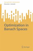 Optimization in Banach Spaces (eBook, PDF)