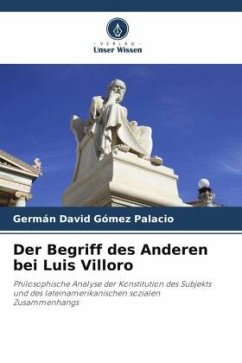 Cover Der Begriff des Anderen bei Luis Villoro