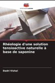 Rhéologie d'une solution tensioactive naturelle à base de saponine