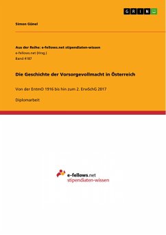 Die Geschichte der Vorsorgevollmacht in Österreich (eBook, PDF)