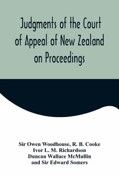 Judgments of the Court of Appeal of New Zealand on Proceedings to Review Aspects of the Report of the Royal Commission of Inquiry into the Mount Erebus Aircraft Disaster; C.A. 95/81 - Owen Woodhouse; B. Cooke, R.