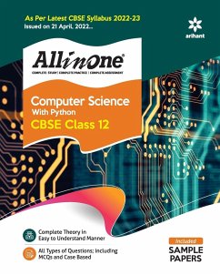 CBSE All In One Computer Science with Python Class 12 2022-23 Edition (As per latest CBSE Syllabus issued on 21 April 2022) - Gaikwad, Neetu