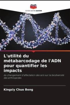 Cover L'utilité du métabarcodage de l'ADN pour quantifier les impacts
