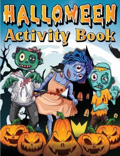 Halloween Activity Book For Kids Ages 4-8 6-8 - Books, Art
