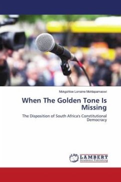 When The Golden Tone Is Missing - Mohlapamaswi, Mokgohloe Lorraine