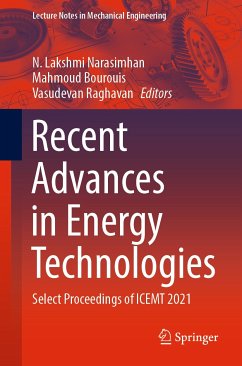 Recent Advances in Energy Technologies (eBook, PDF)