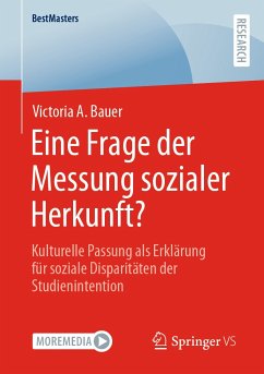 Eine Frage der Messung sozialer Herkunft? (eBook, PDF) - Bauer, Victoria A.