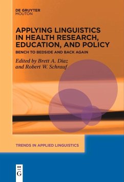 Cover Applying Linguistics in Health Research, Education, and Policy (eBook, ePUB)