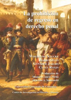 Cover La prohibición de regreso en derecho penal (eBook, PDF)