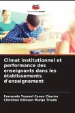Climat institutionnel et performance des enseignants dans les établissements d'enseignement