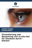 Formulierung und Bewertung von In-situ-Gel für Glaukom durch -blocker