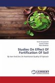 Studies On Effect Of Fortification Of Soil