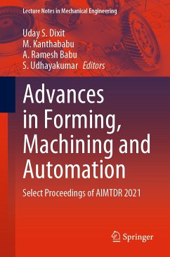 Advances in Forming, Machining and Automation (eBook, PDF)