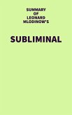 Summary of Leonard Mlodinow's Subliminal (eBook, ePUB)
