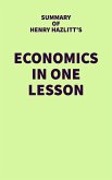 Summary of Henry Hazlitt's Economics in One Lesson (eBook, ePUB)