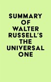 Summary of Walter Russell's The Universal One (eBook, ePUB)