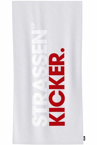 Herding STRASSENKICKER Velours Badetuch Grau 75x150cm