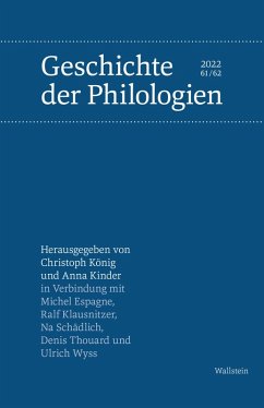Cover Geschichte der Philologien (eBook, PDF)