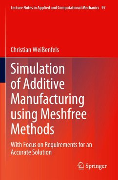 Simulation of Additive Manufacturing using Meshfree Methods - Weißenfels, Christian