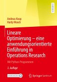 Lineare Optimierung ¿ eine anwendungsorientierte Einführung in Operations Research