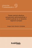 Tutela judicial efectiva, actuaciones administrativas y control judicial en el derecho regional europeo (eBook, PDF)