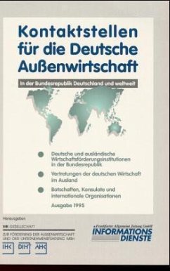 Cover Kontaktstellen für die Deutsche Außenwirtschaft 1995