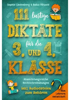 Cover 111 lustige Diktate für die 3. und 4. Klasse (eBook, ePUB)