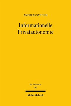 Informationelle Privatautonomie (eBook, PDF) - Sattler, Andreas