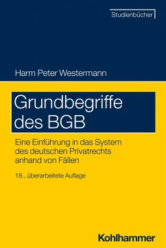 Grundbegriffe des BGB - Westermann, Harm Peter