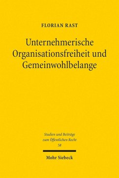 Cover Unternehmerische Organisationsfreiheit und Gemeinwohlbelange (eBook, PDF)