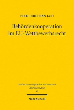 Cover Behördenkooperation im EU-Wettbewerbsrecht (eBook, PDF)