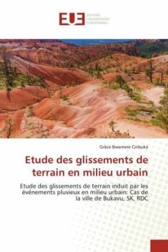 Etude des glissements de terrain en milieu urbain - Bwemere Ciribuka, Grâce