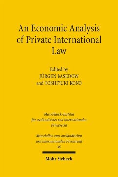 Cover An Economic Analysis of Private International Law (eBook, PDF)
