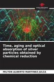 Time, aging and optical absorption of silver particles obtained by chemical reduction
