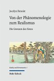 Von der Phänomenologie zum Realismus (eBook, PDF)